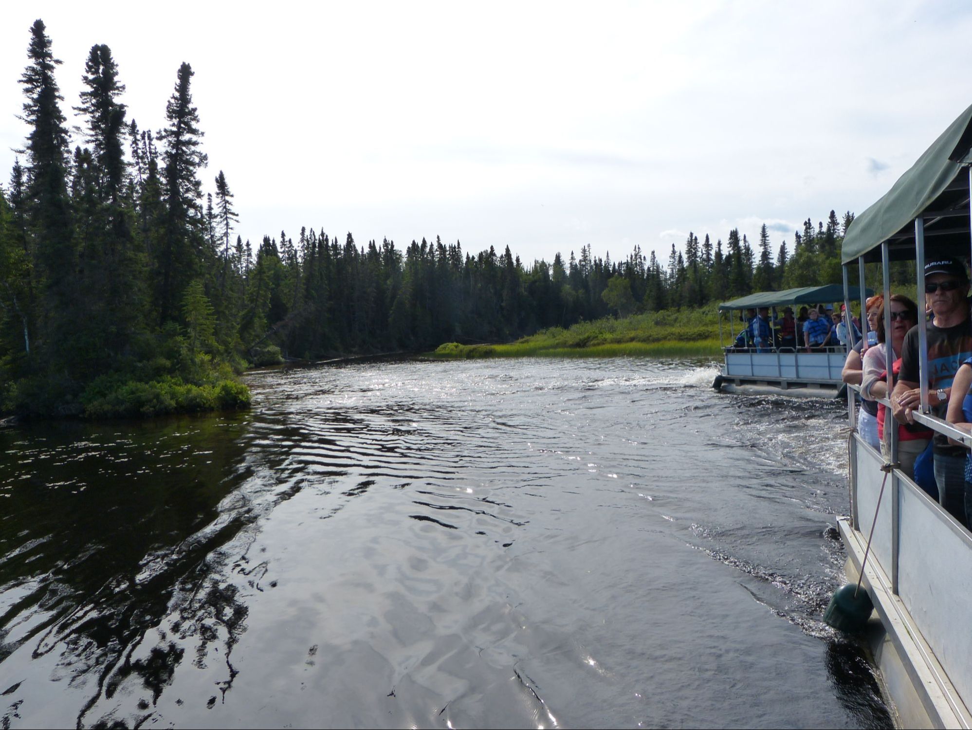 Pourvoirie du Triton : train pittoresque, lac enchanteur et forêt mystique
