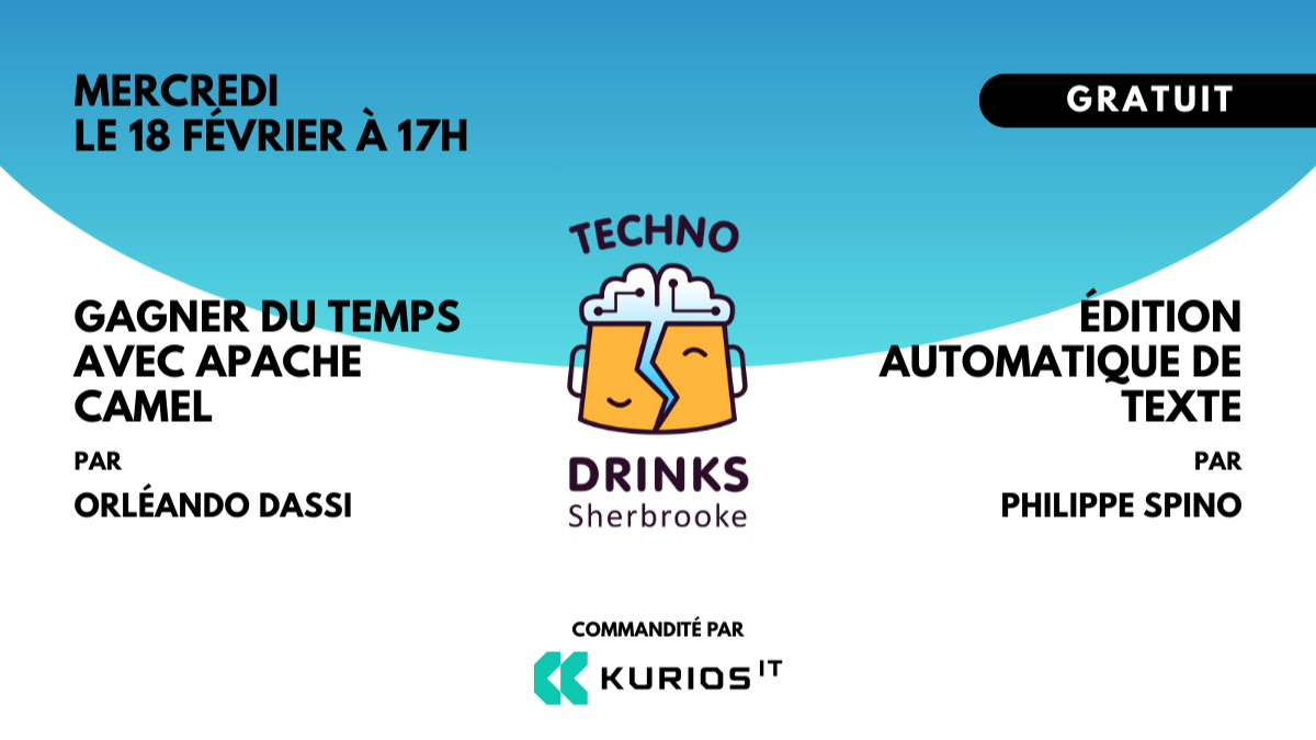 Techno Drinks: Février 2026