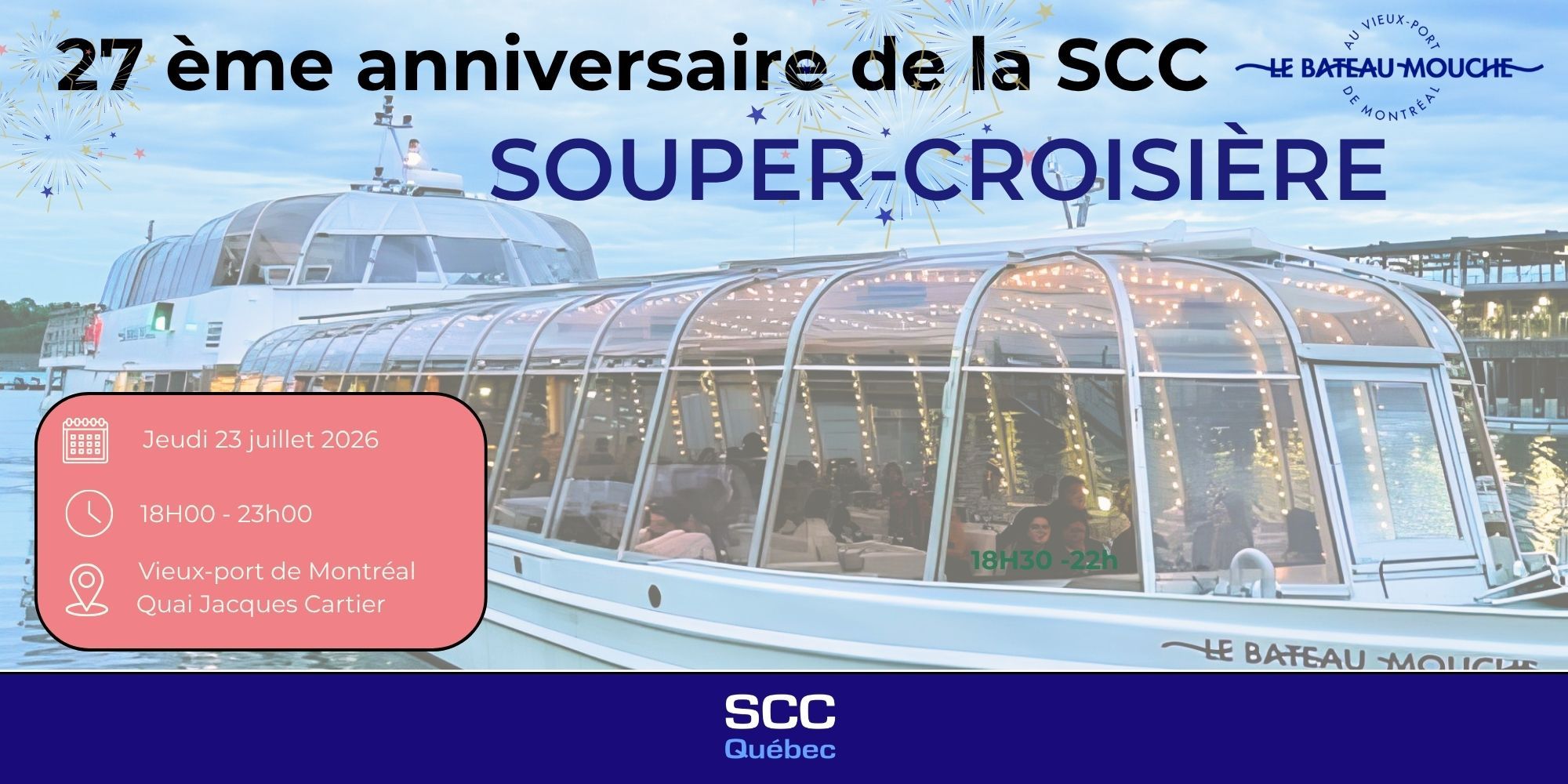 Souper-Croisière exclusif !