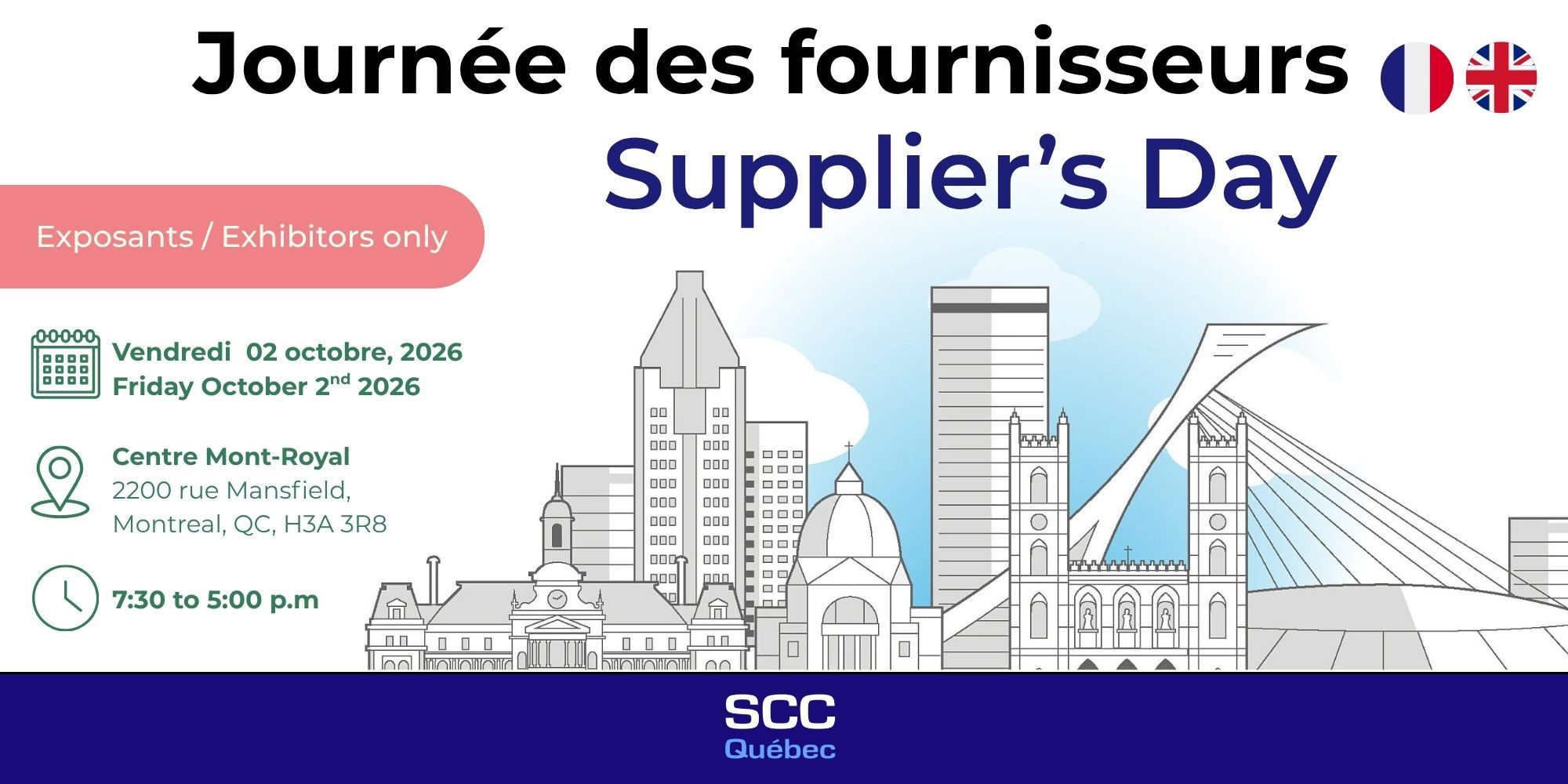 Journée des fournisseurs - Supplier's day - Montreal (EXHIBITORS)