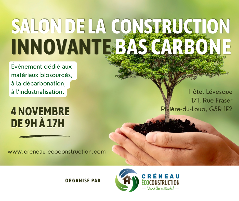 Salon de la construction innovante bas carbone au BSL - Lien pour les EXPOSANTS