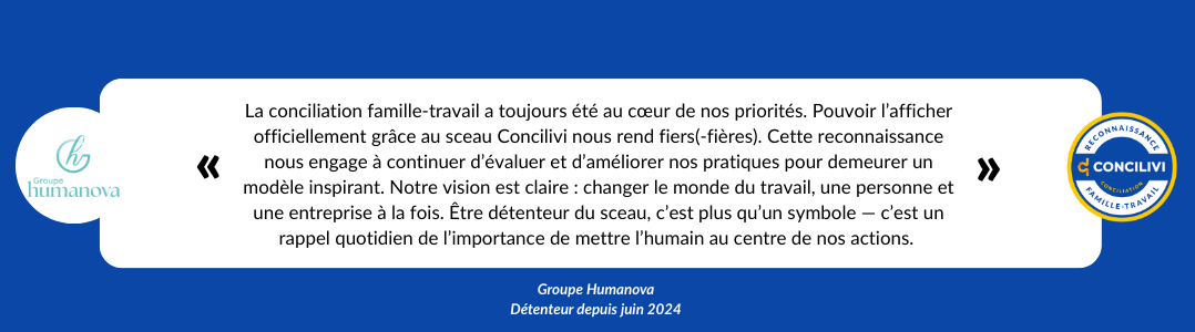 Groupe Humanova - Août 2025