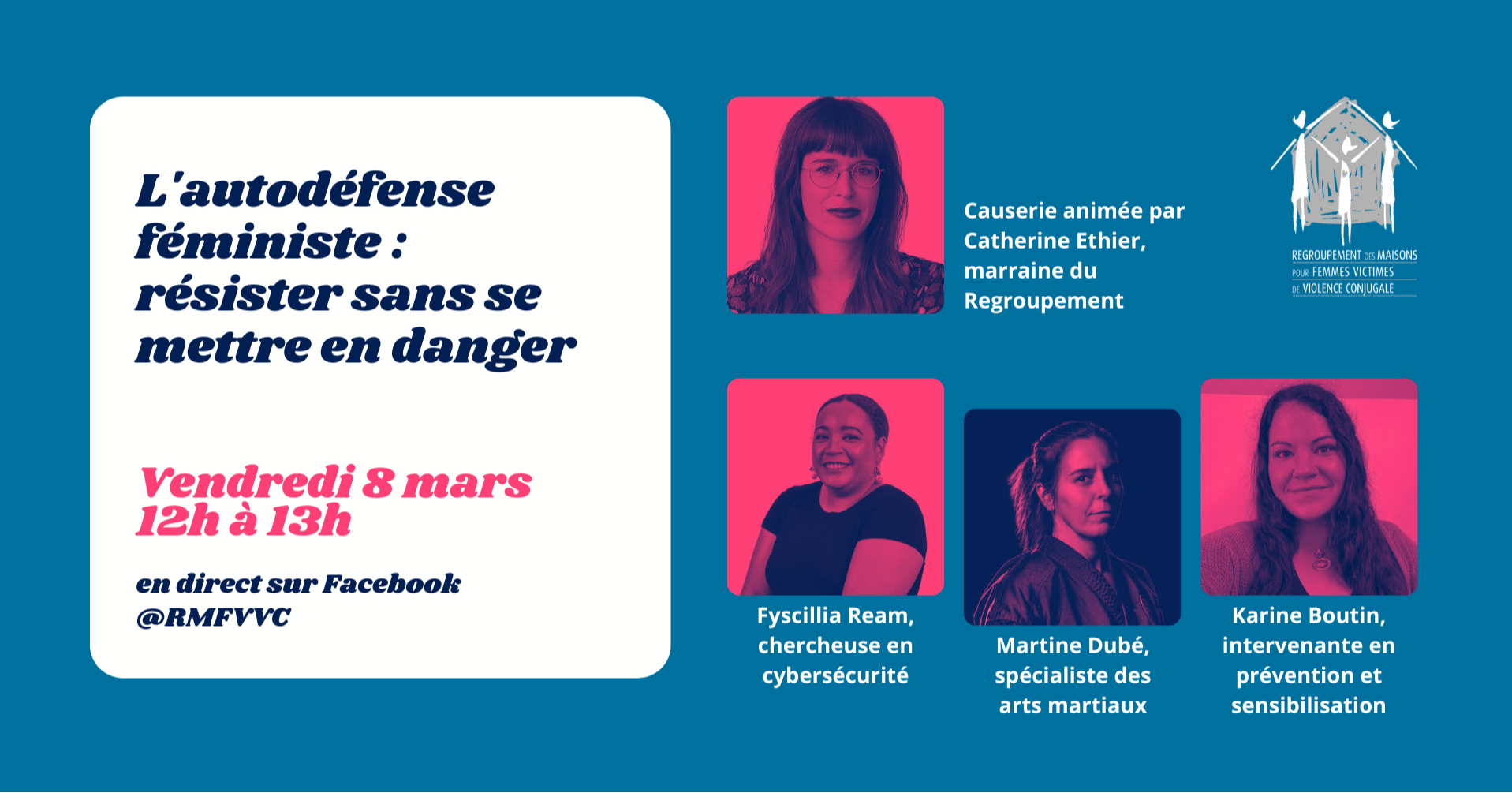 Causerie - L'autodéfense féministe : résister sans se mettre en danger