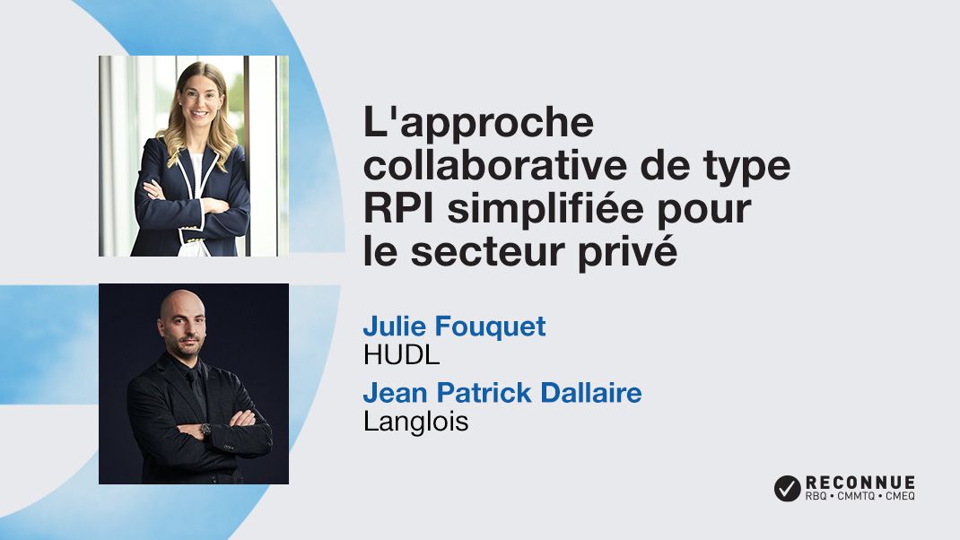 L'approche collaborative de type RPI simplifiée pour le secteur privé