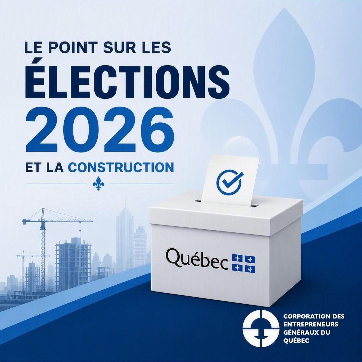 Le point sur les élections