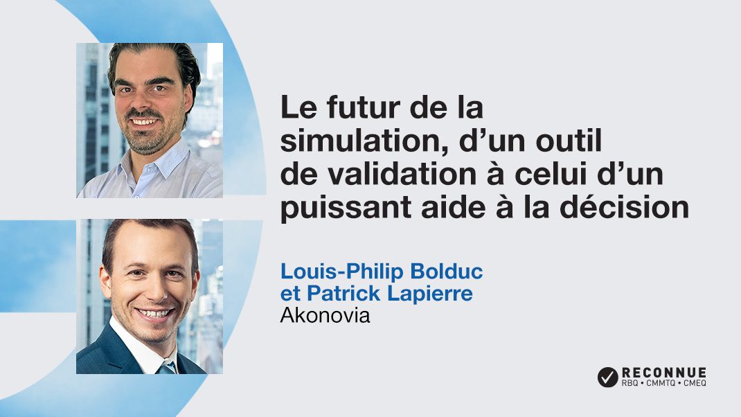 Le futur de la simulation, d’un outil de validation à celui d’un puissant aide à la décision