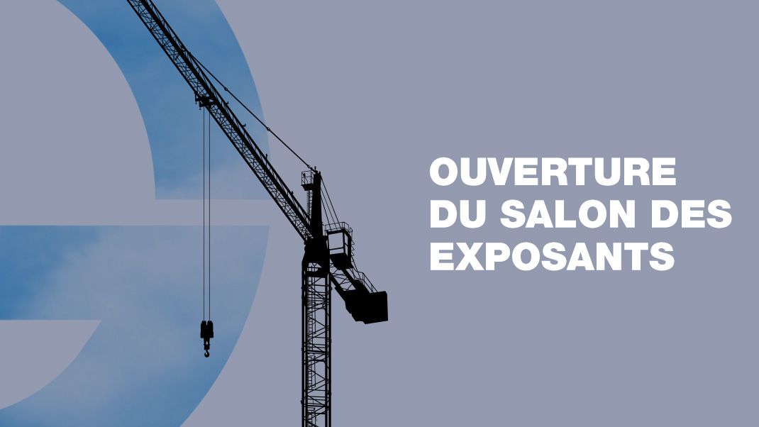 Ouverture du salon des exposants