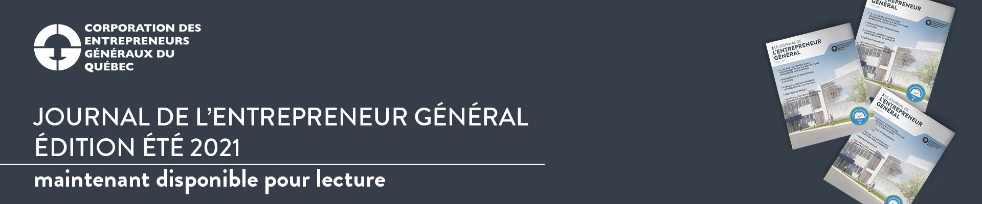 Journal de l'entrepreneur général