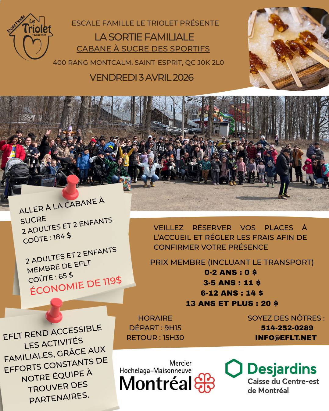 Cabane à sucre 2026