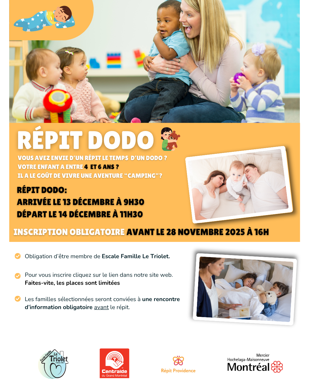 Répit dodo 13-14 décembre 2025