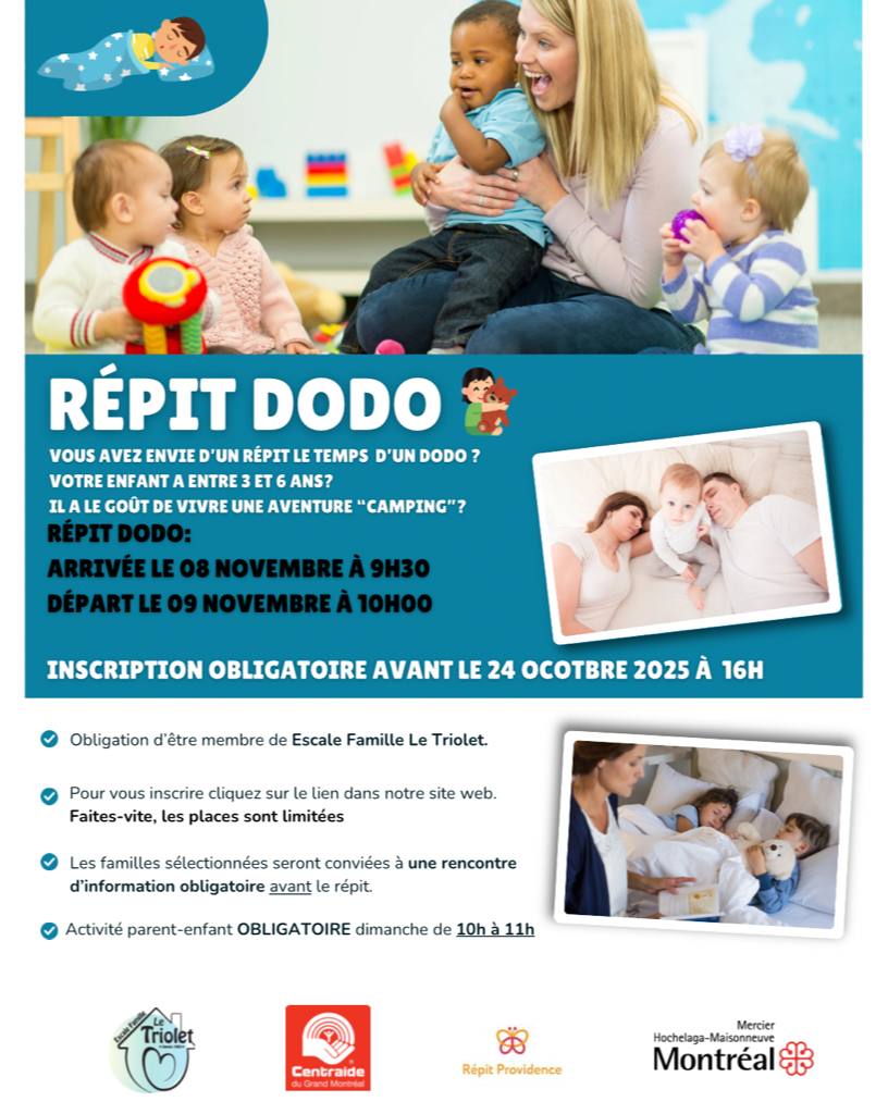 Répit dodo 8 -9 novembre 2025