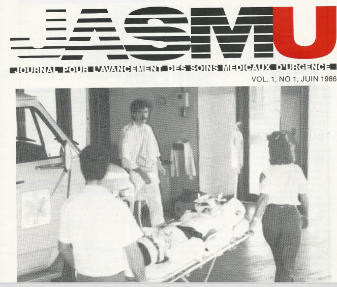 JASMU (Journal pour l'avancement des soins médicaux d'urgence) de 1986 à 1988