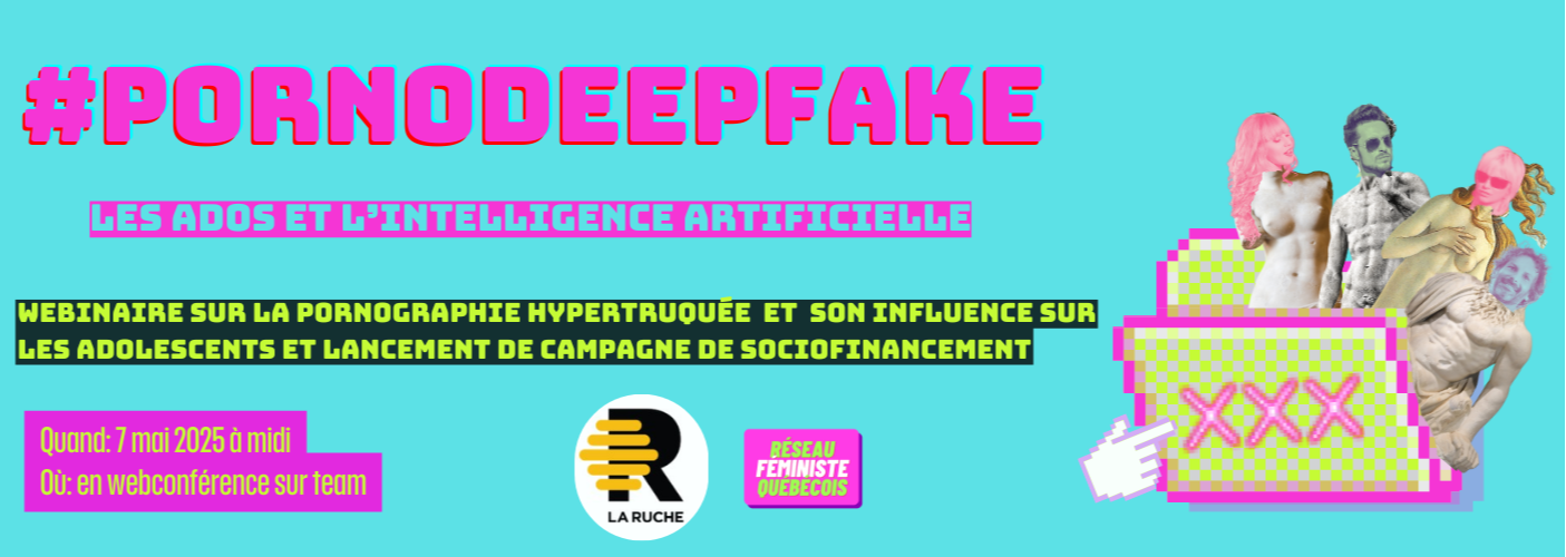 Webinaire : Pornographie et santé sexuelle des jeunes  #PORNODEEPFAKE : Les Ados et l'IA