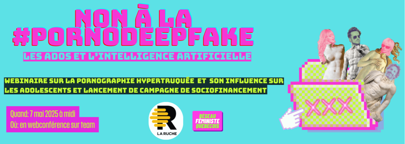 Webinaire : Pornographie deepfake et santé des jeunes  #PORNODEEPFAKE : Les Ados et l'IA