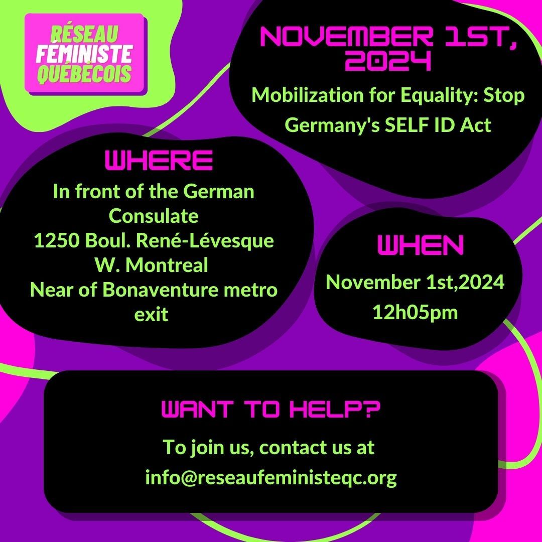 Mobilization for Equality: Stop Germany's SELF ID Act