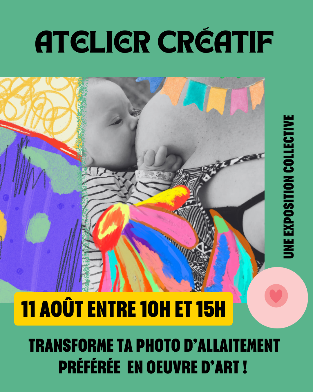 ATELIER CRÉATIF - PROJET D'EXPOSITION L'ALLAITEMENT S'EXPOSE