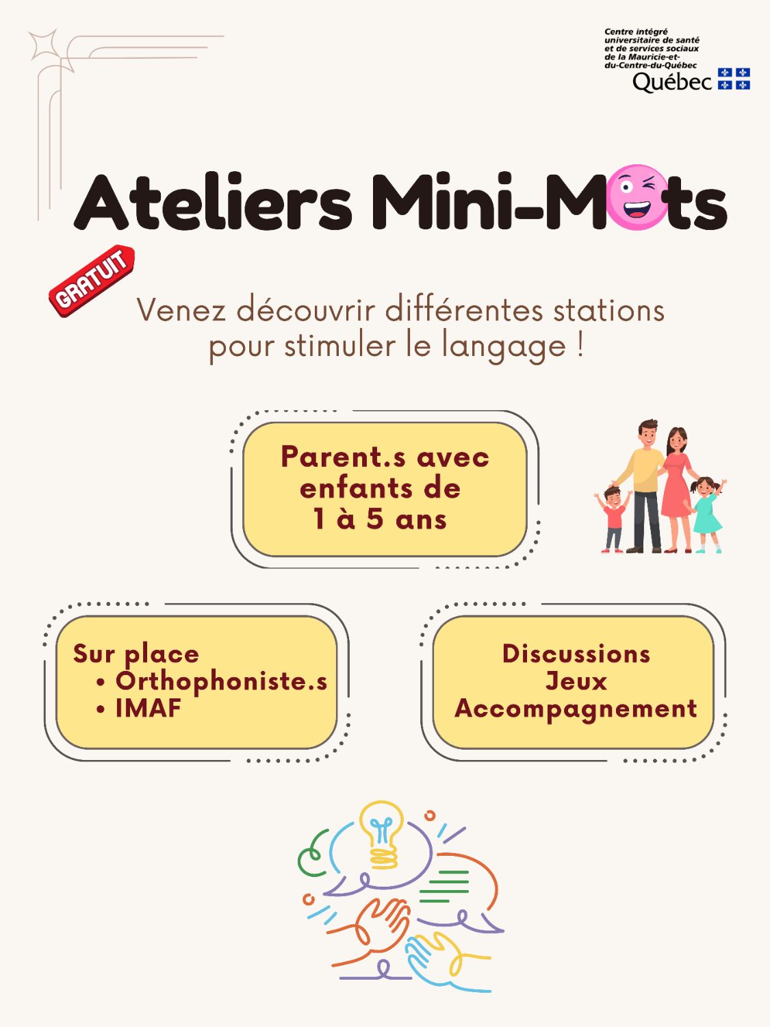 ATELIERS MINIS-MOTS