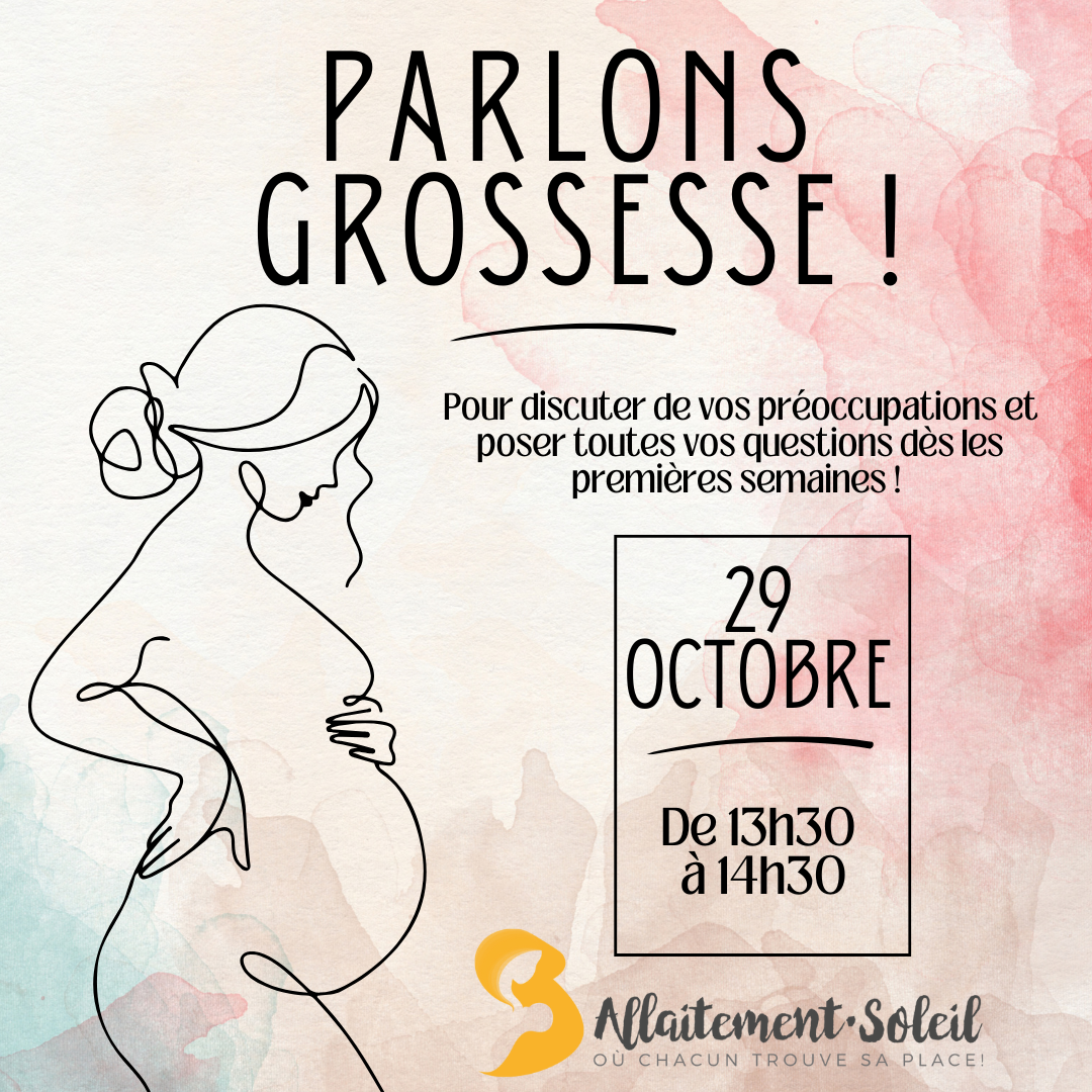 CAUSERIE PARLONS GROSSESSE!