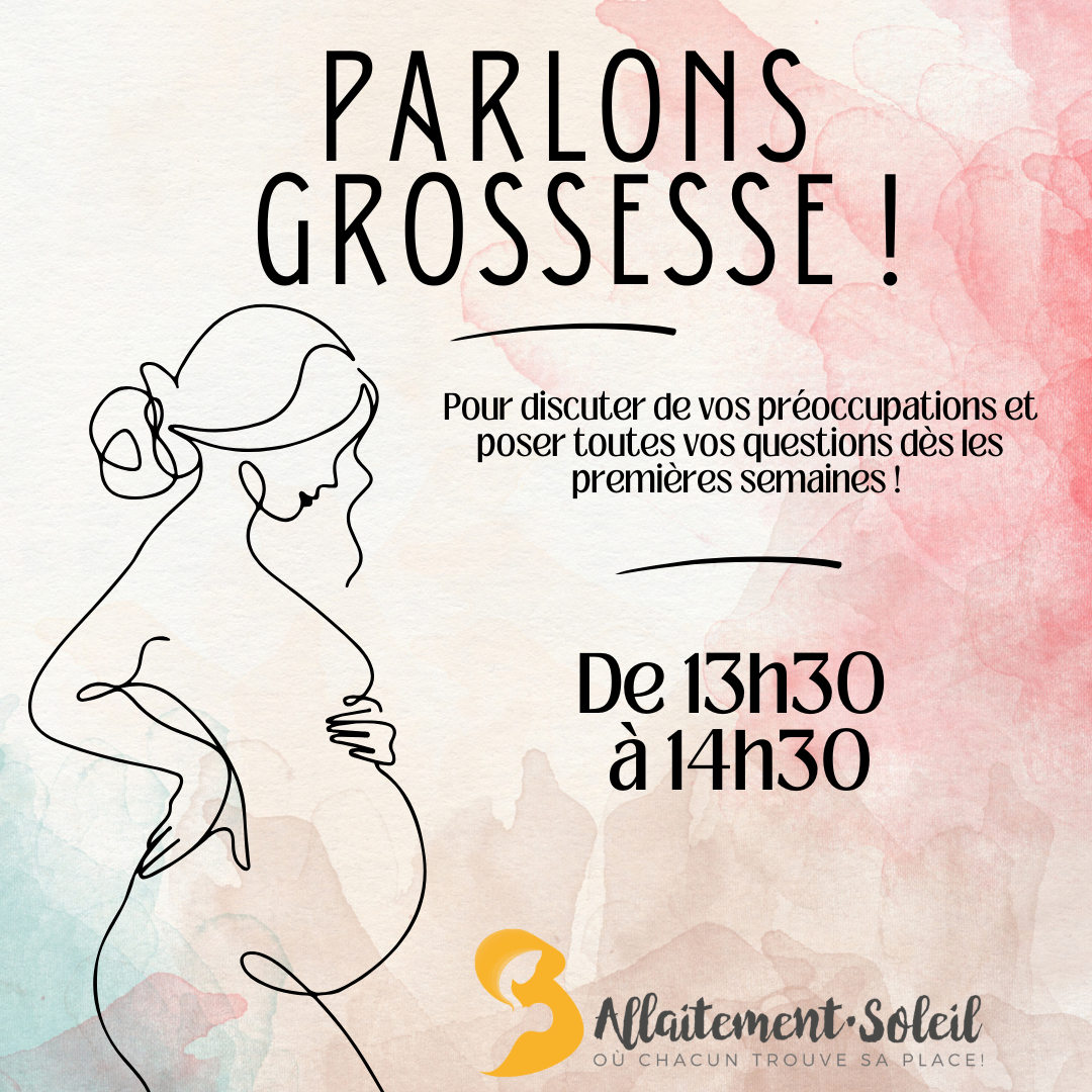 CAUSERIE PARLONS GROSSESSE!