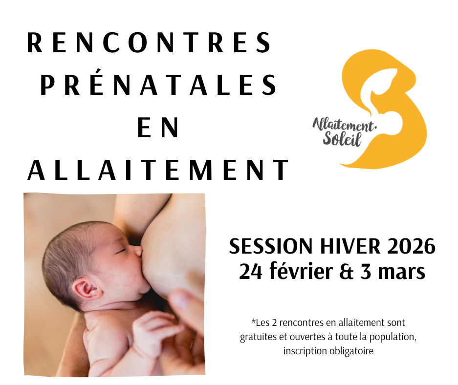 RENCONTRES PRÉNATALES EN ALLAITEMENT