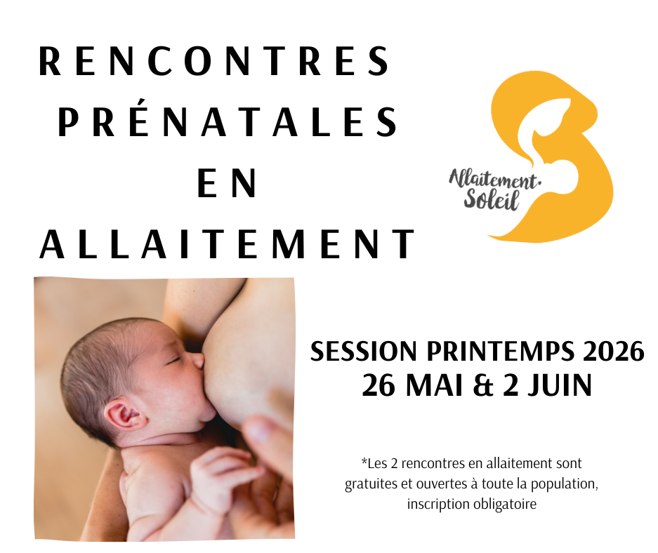 RENCONTRES PRÉNATALES EN ALLAITEMENT