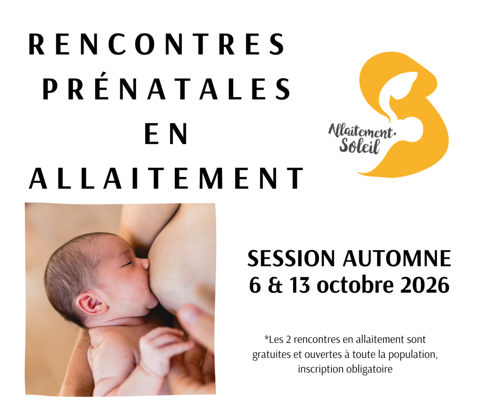 RENCONTRES PRÉNATALES EN ALLAITEMENT
