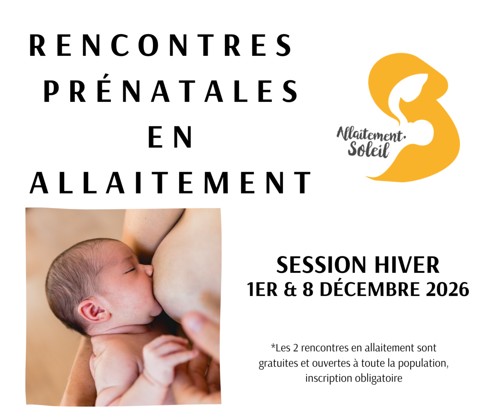 RENCONTRES PRÉNATALES EN ALLAITEMENT