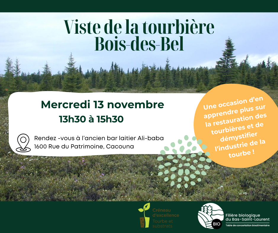 Visite de la tourbière Bois-des-Bel