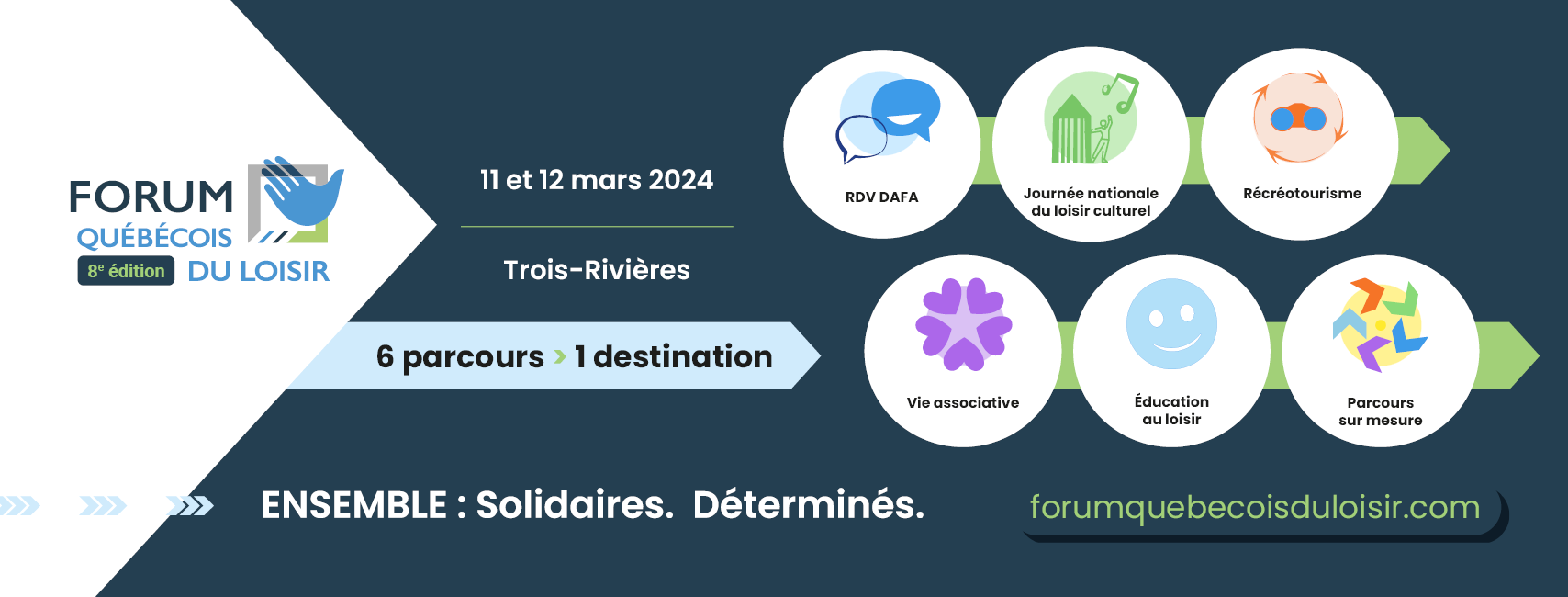 Modification des choix d'ateliers / Forum québécois du loisir 2024