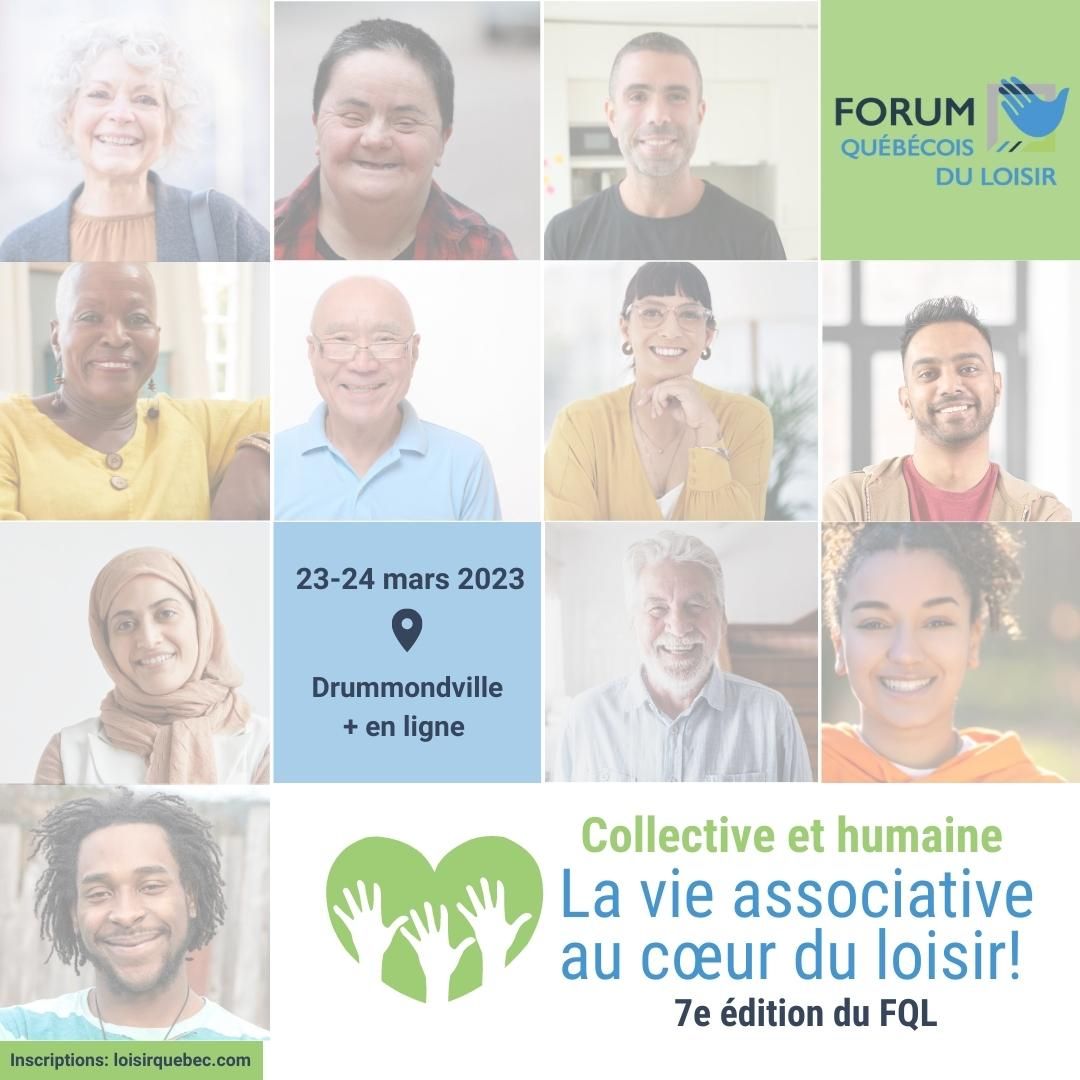 7e édition du Forum québécois du loisir