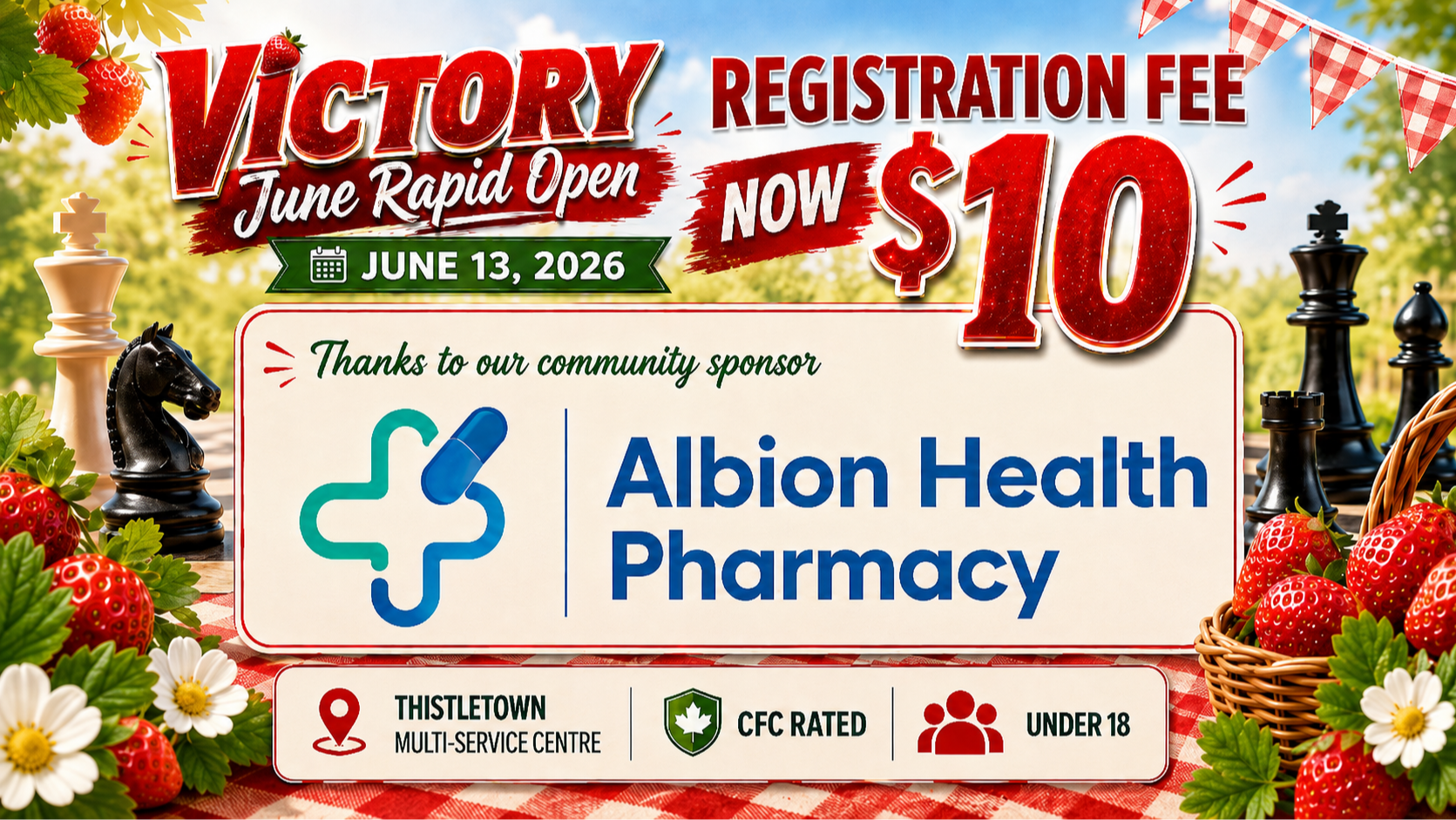 Victory June Rapid Open - CFC-Rated Chess Tournament - Under 18