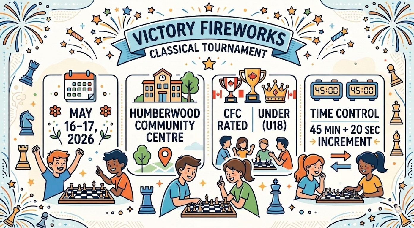 Victory Fireworks - CFC-Rated Chess Tournament - Under 18