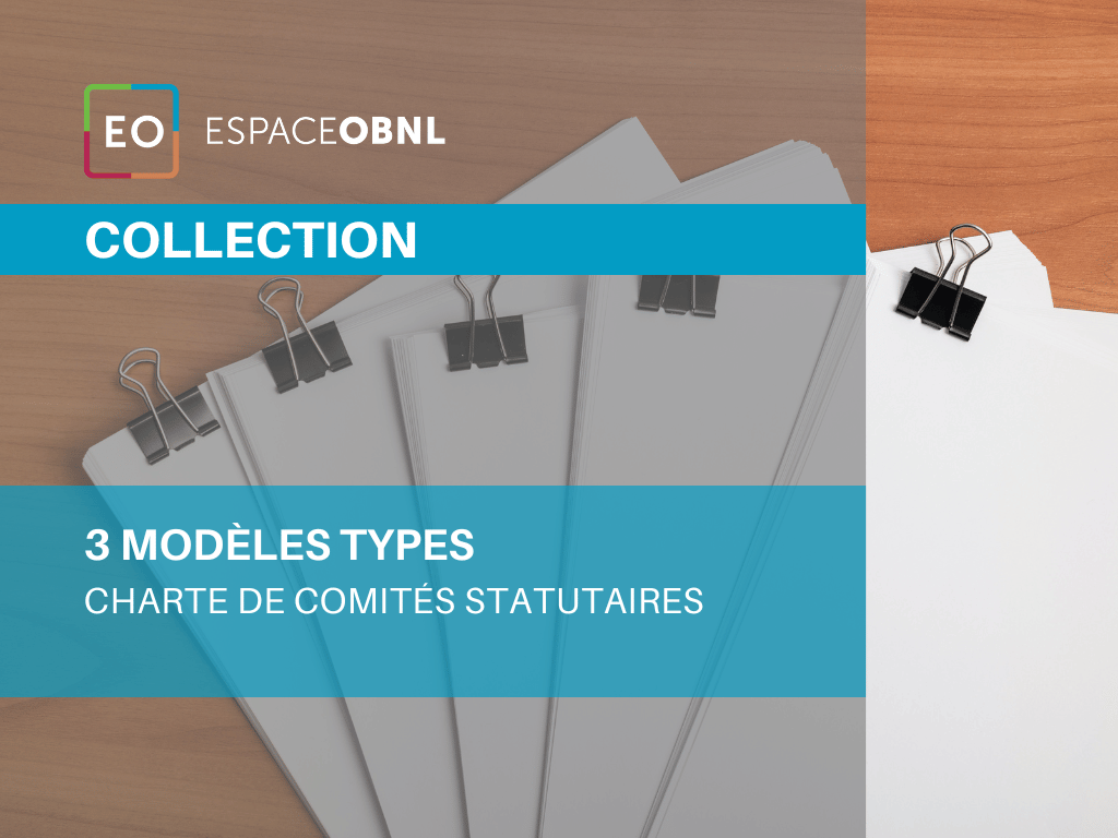 COLLECTION - 3 modèles types chartes de comités statutaires