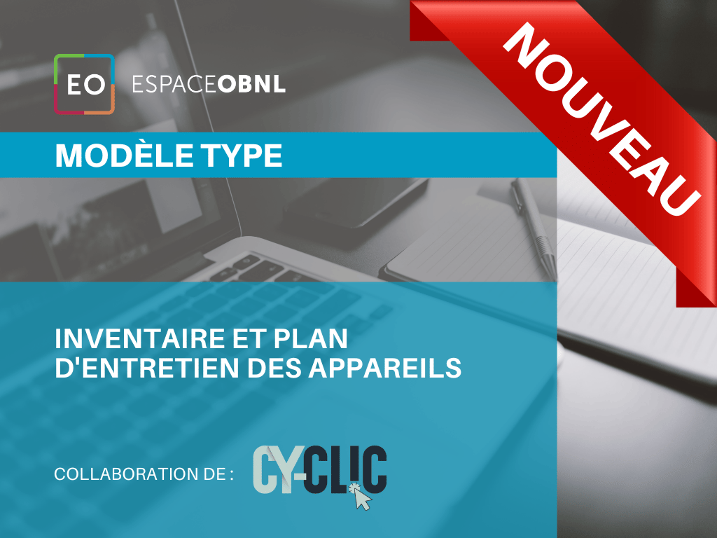 Modèle type - Inventaire et plan d'entretien des appareils