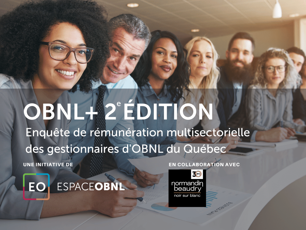 OBNL+ Enquête de rémunération multisectorielle des gestionnaires d'OBNL du Québec 2023