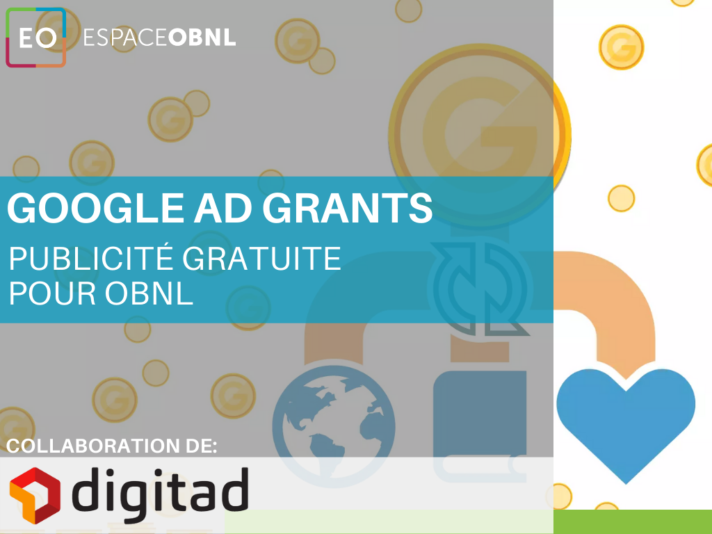 Publicité gratuite pour OBNL sur Google  - Google Ad Grants