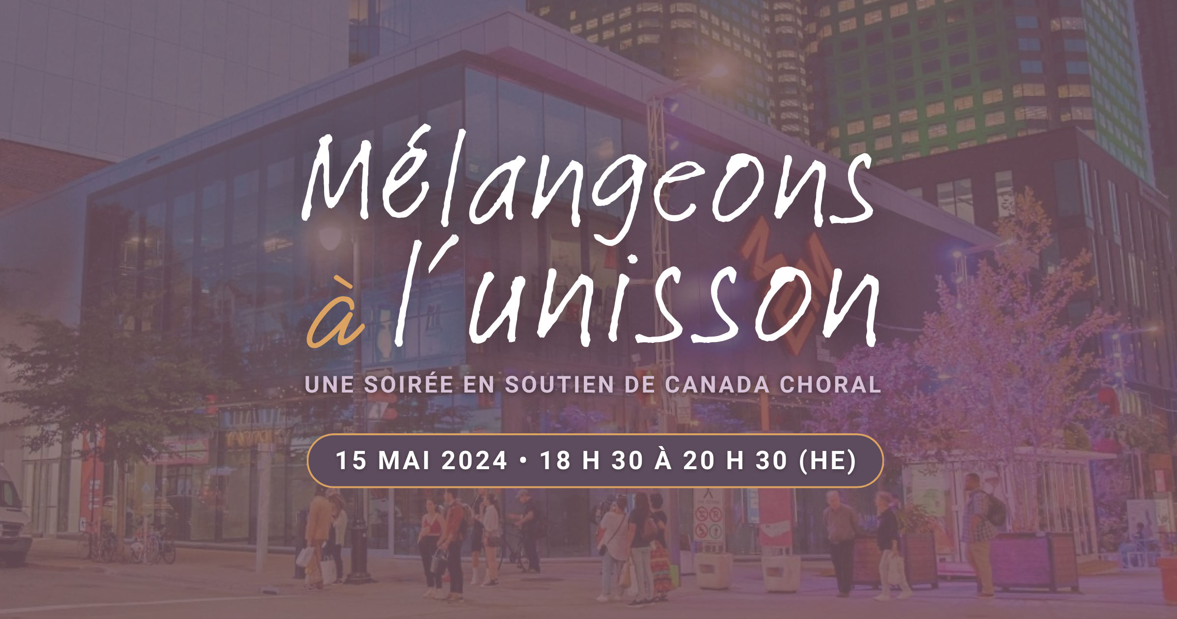 Soutenez Canada Choral et entamez votre expérience PODIUM 2024!