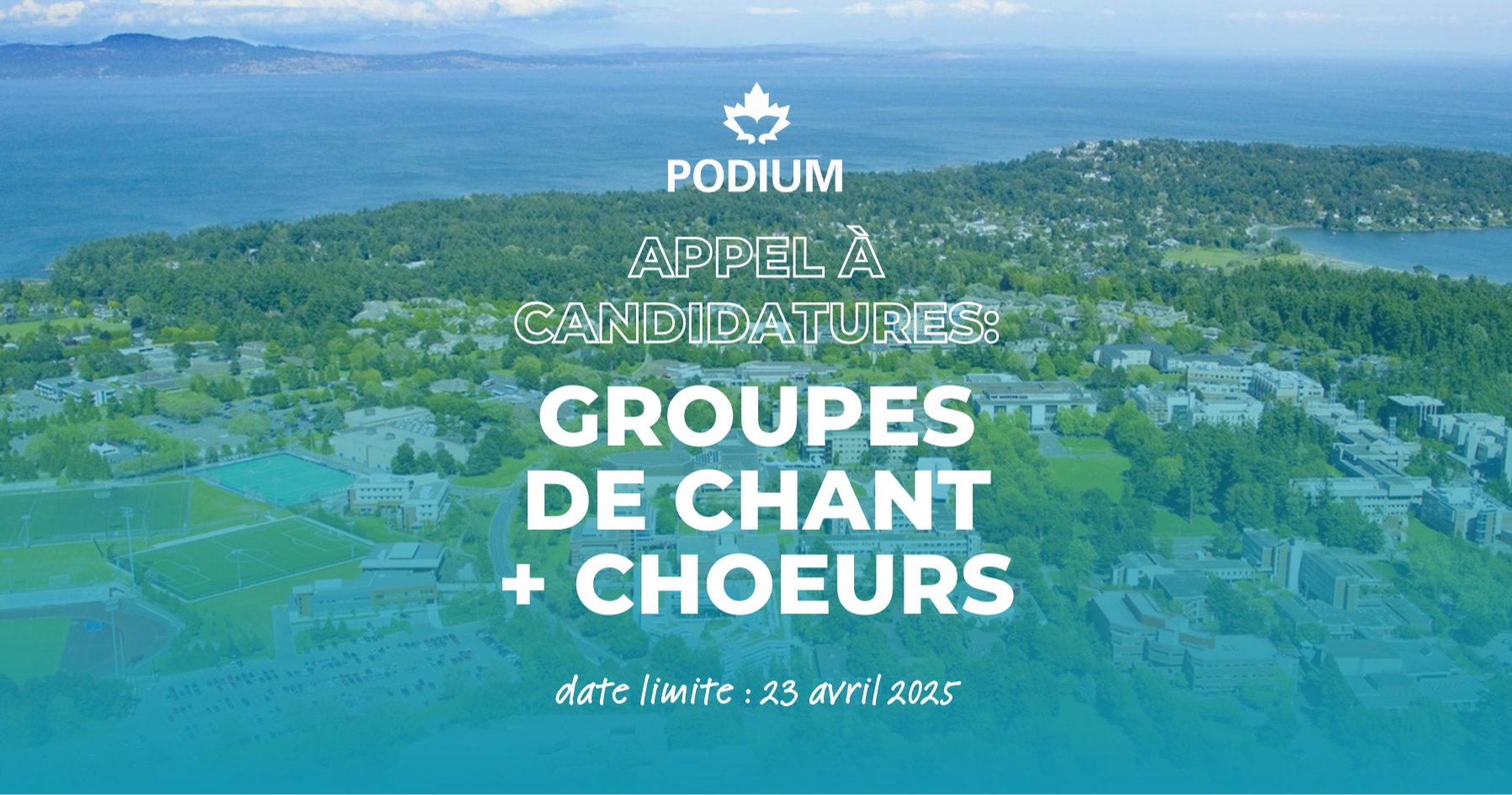 PODIUM 2026 : Appel à candidatures pour les groupes de chant et chœurs