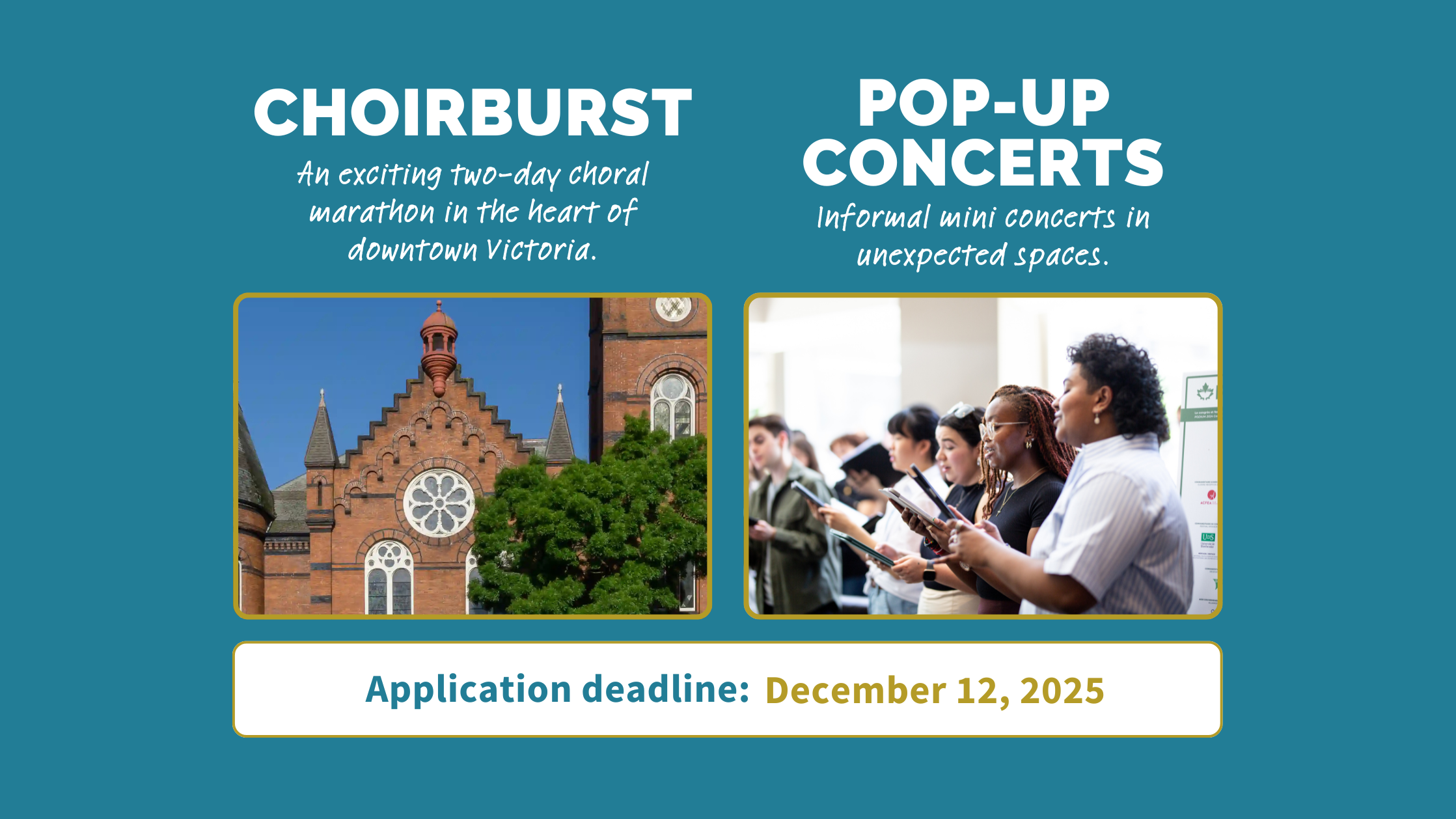 PODIUM 2026 Choirburst and Pop-Up Concerts