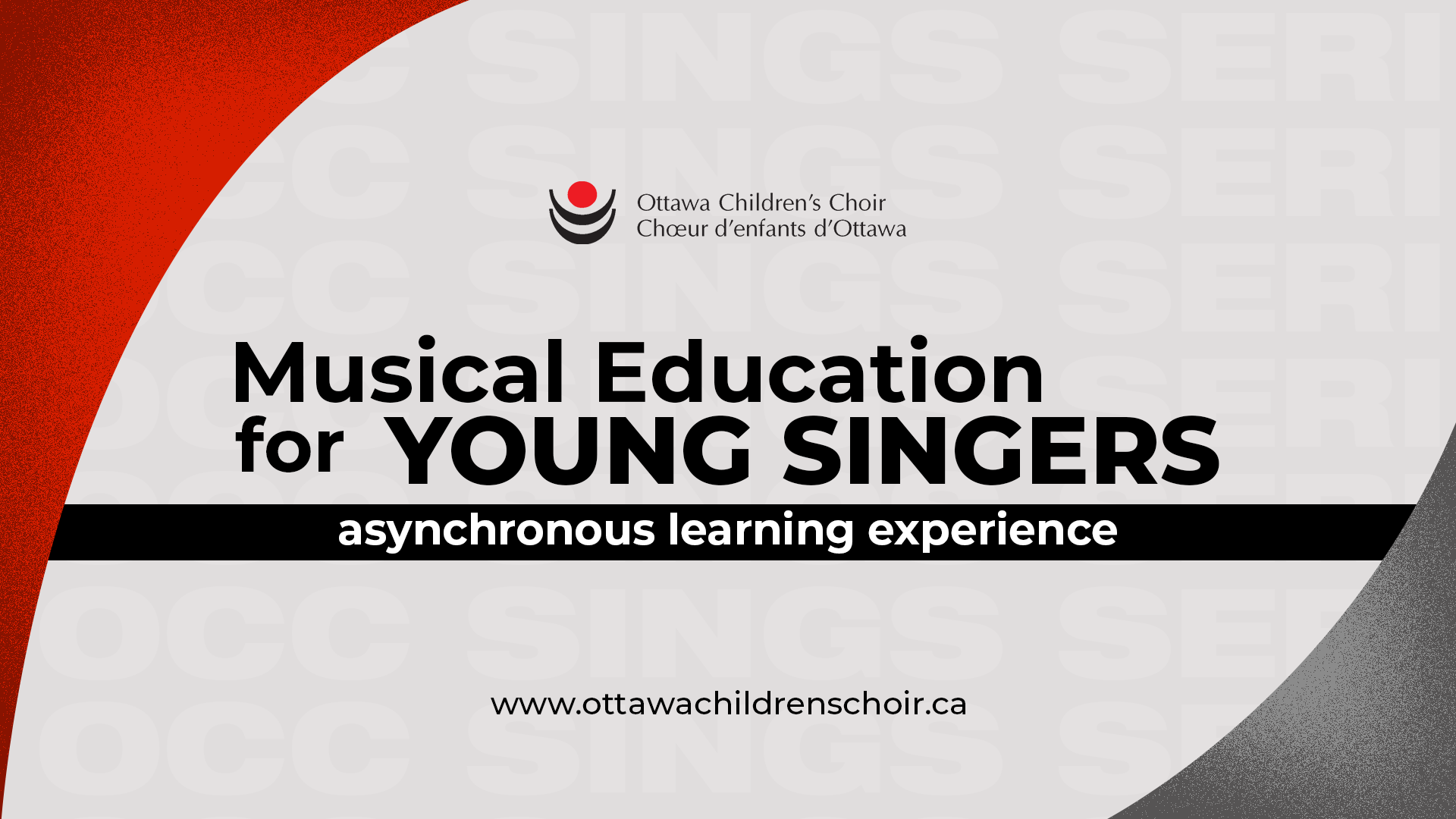 Chœur d'enfants d'Ottawa - « Musical Education for Young Singers »