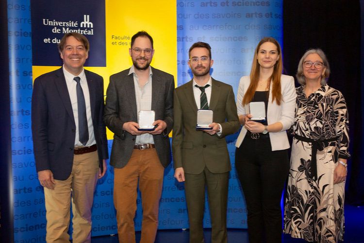 Médaille d'excellence en recherche de la Faculté des arts et des sciences de l'Université de Montréal