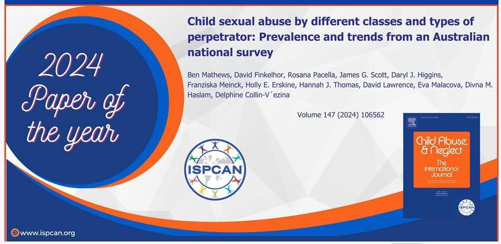 Prix de l’article de l’année 2024 (ISPCAN)