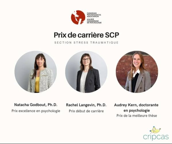 Prix 2026 de la Société canadienne de psychologie - Section stress traumatique
