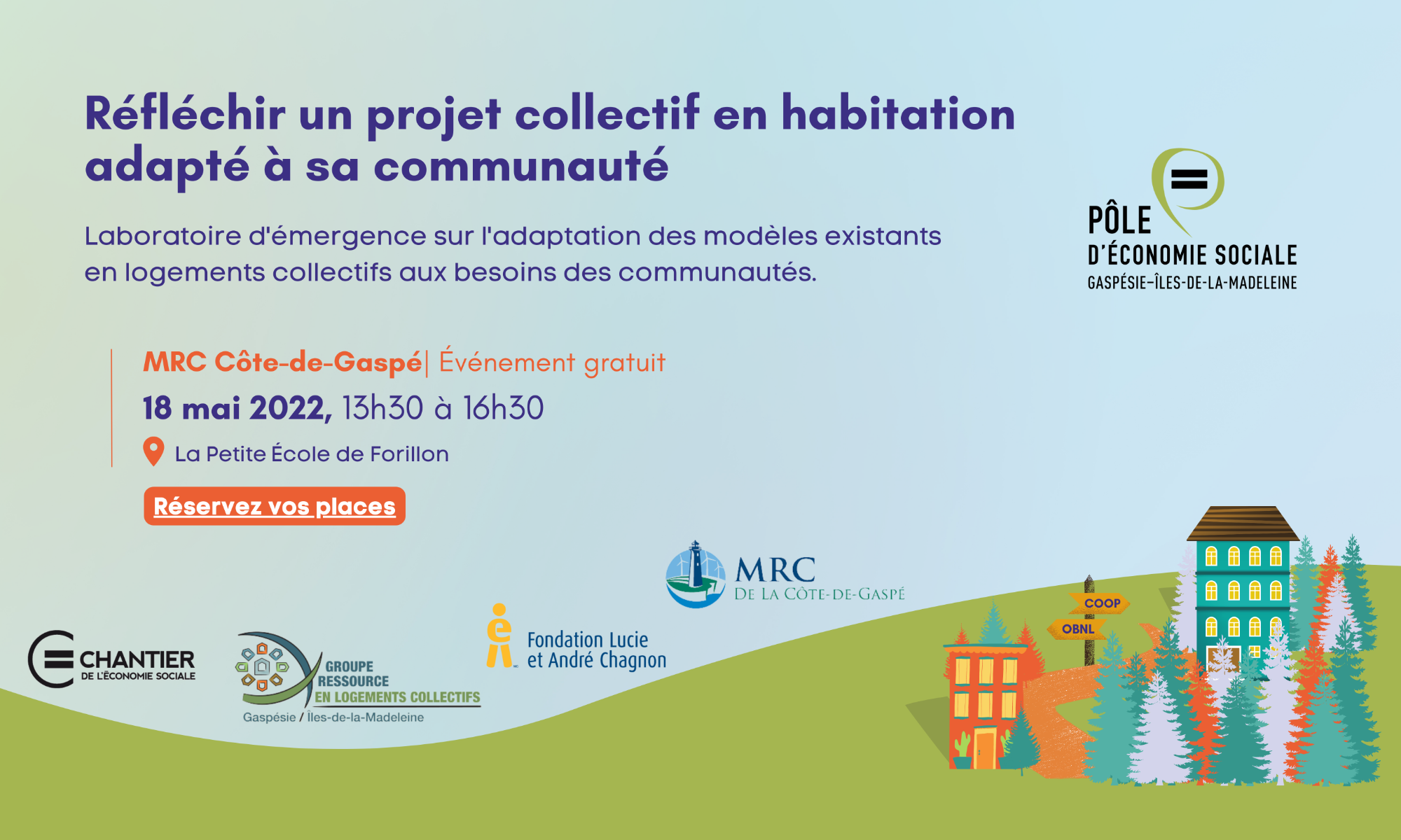 Réfléchir un projet collectif en habitation dans la MRC de la Côte-de-Gaspé