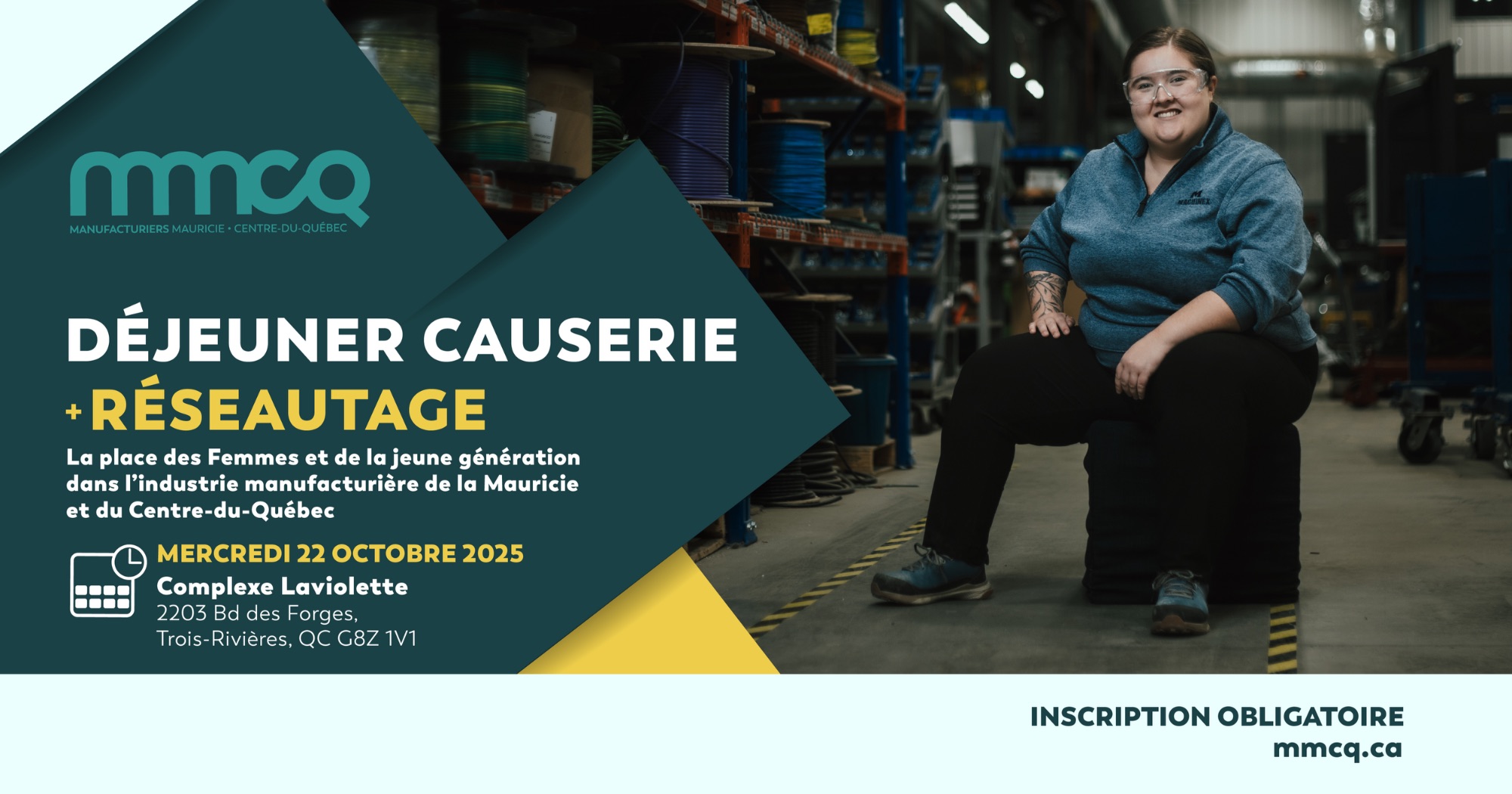 La place des Femmes et de la jeune génération dans l’industrie manufacturière de la Mauricie et du Centre-du-Québec