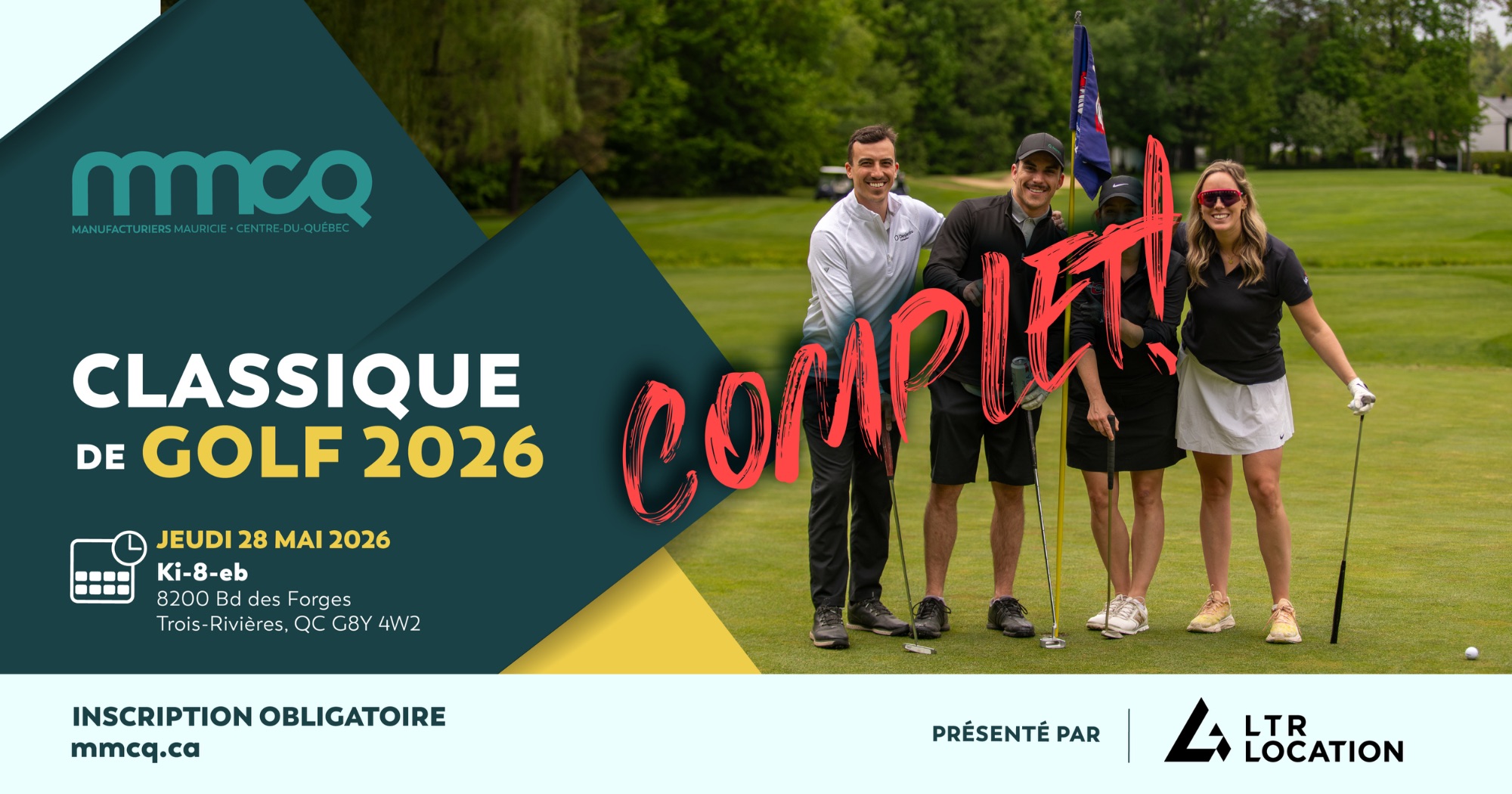 COMPLET : Classique de golf 2026 présenter par LTR