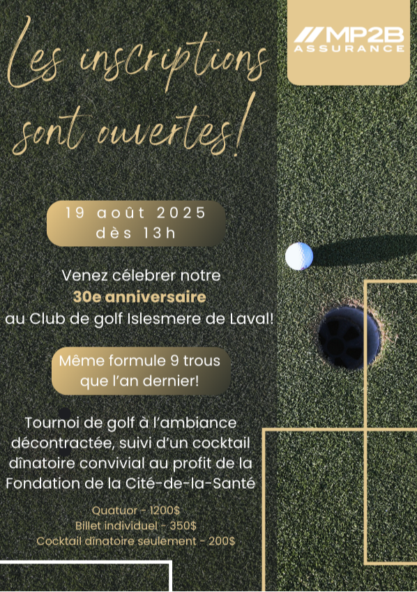 Tournoi de golf 2025