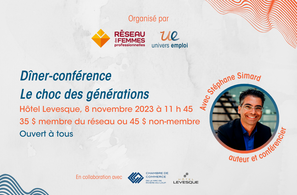 Dîner-conférence : Le choc des générations
