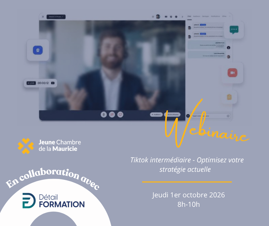 Webinaire |  Tiktok intermédiaire -Optimisez votre stratégie actuelle