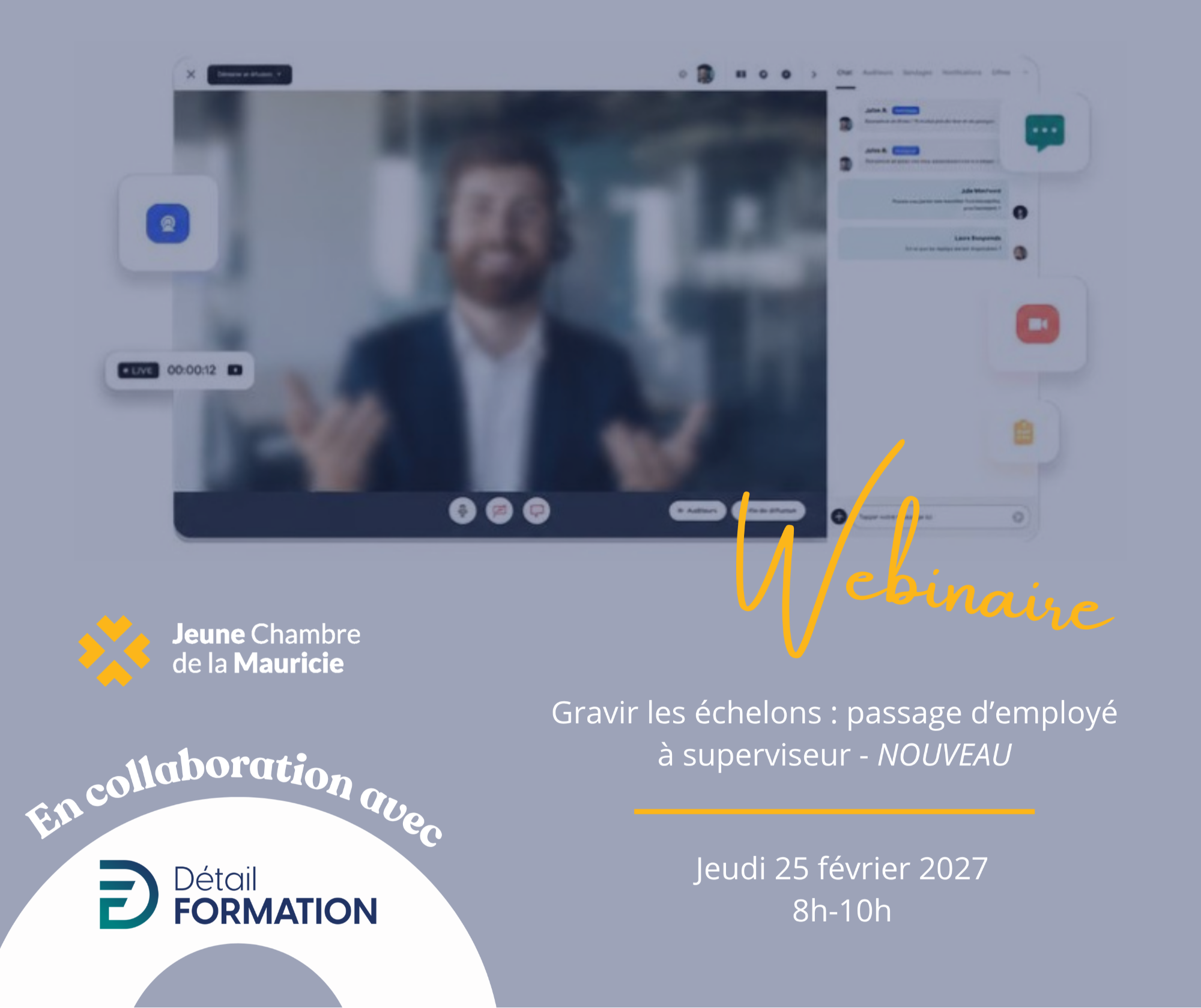 Webinaire | Gravir les échelons : passage d’employé à superviseur